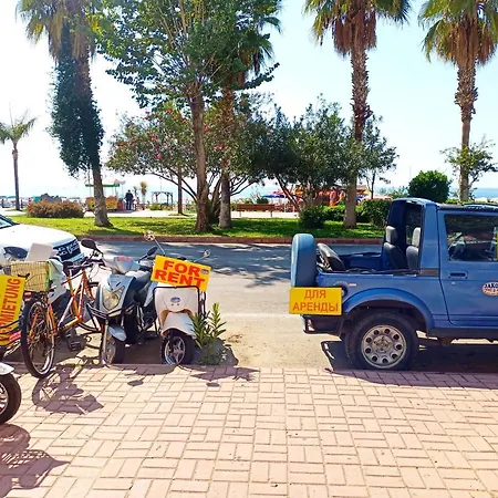 Earthquake S-a-f-e! 24h Open! All Included And Beautiful Private Only 100 Meters To Cleopatra Beach 14 With Umbrellas, Own Fast And Stable Wifi, Barbecue, Balcony, Smart Tv, Table Games, Rent A Car, Travel Agency, Real Estate, No Additional