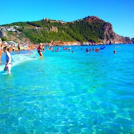 Lejlighed Earthquake S-a-f-e! 24h Open! All Included And Beautiful Private Only 100 Meters To Cleopatra Beach 14 With Umbrellas, Own Fast And Stable Wifi, Barbecue, Balcony, Smart Tv, Table Games, Rent A Car, Travel Agency, Real Estate, No Additional